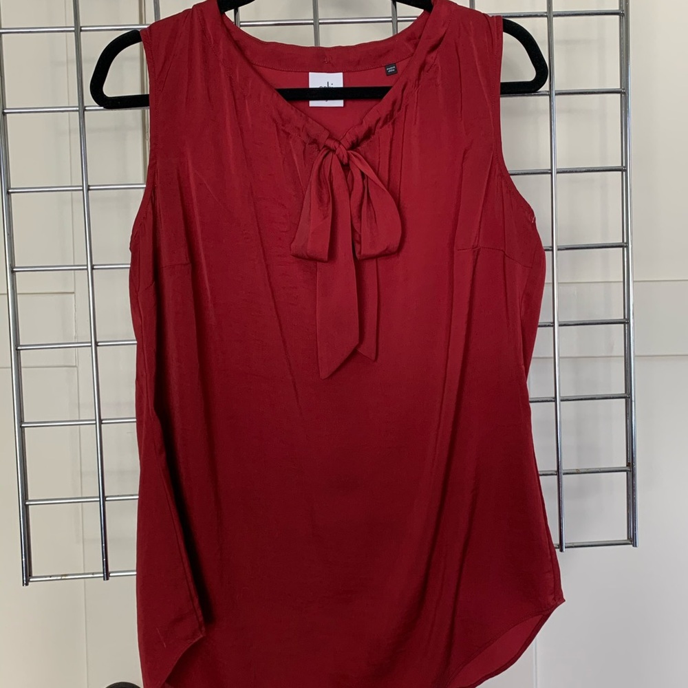 Cabi cinch top crimson red